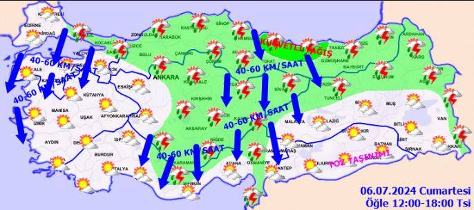 Sağanak geliyor! Meteoroloji saat verip 3 ile yeni uyarı yaptı 12